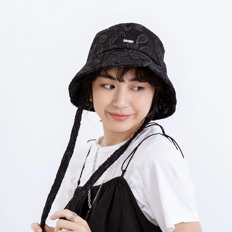 Xotic Floral Lace Bucket Hat