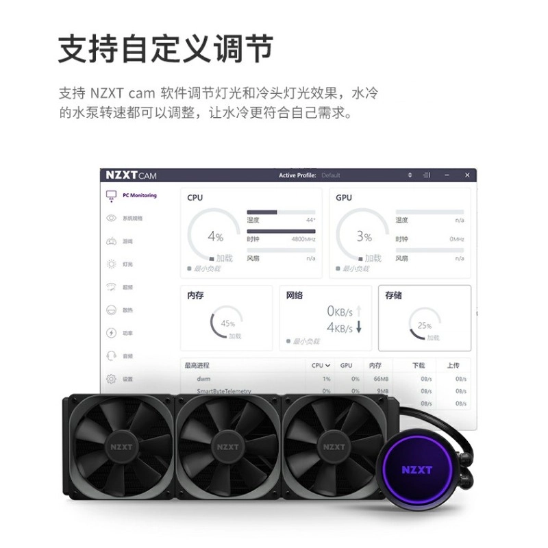 NZXT Kraken X73 12CPU LGA1700 360mmL