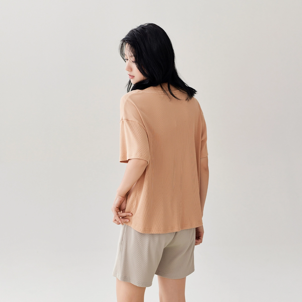 安之伴 夏季抑菌睡衣舒适透气可外穿宽松版家居服套装 女款
