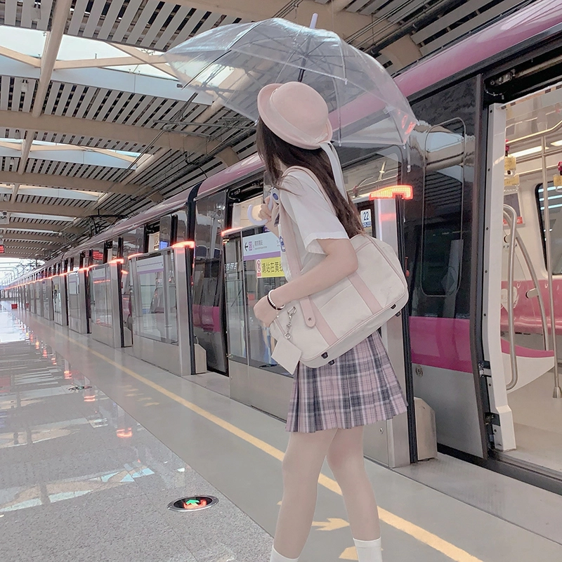 东鲸岁时记 日系格纹百褶半身裙 女款