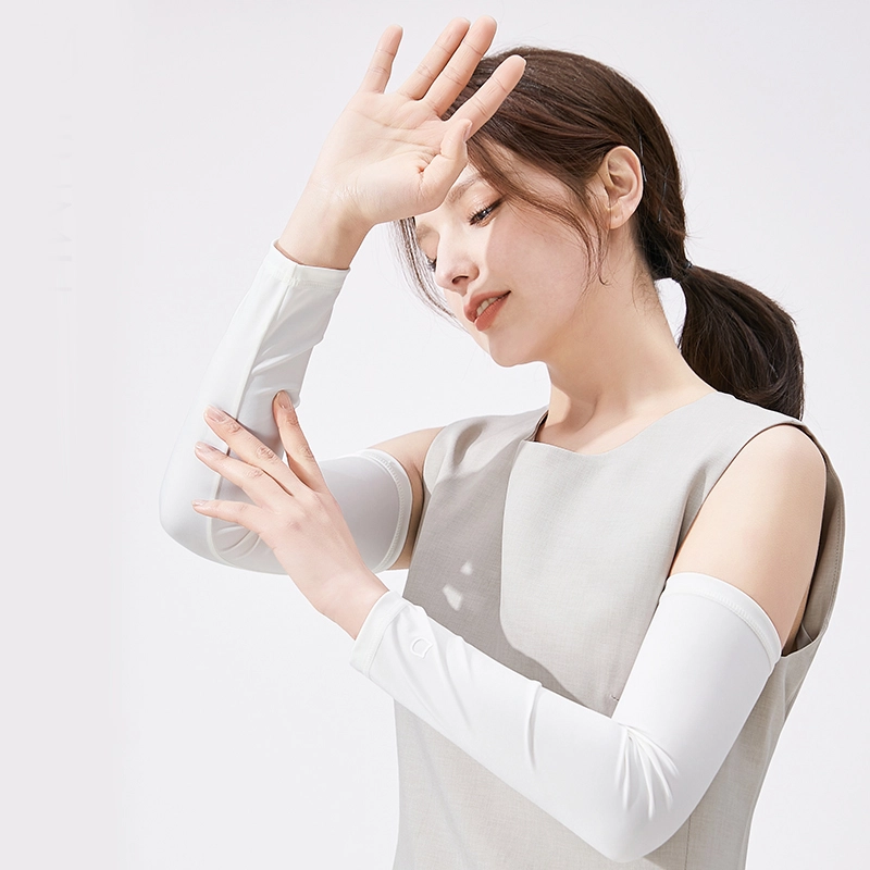 玖慕冰丝防晒袖套冰袖女开车骑行防晒手套夏季户外防紫外线套袖