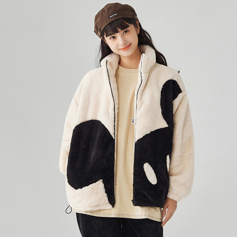 亲嘴猫珊瑚绒睡衣女秋冬保暖家居服