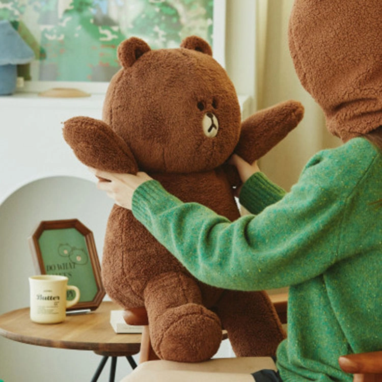 LINE FRIENDS HUG BROWN