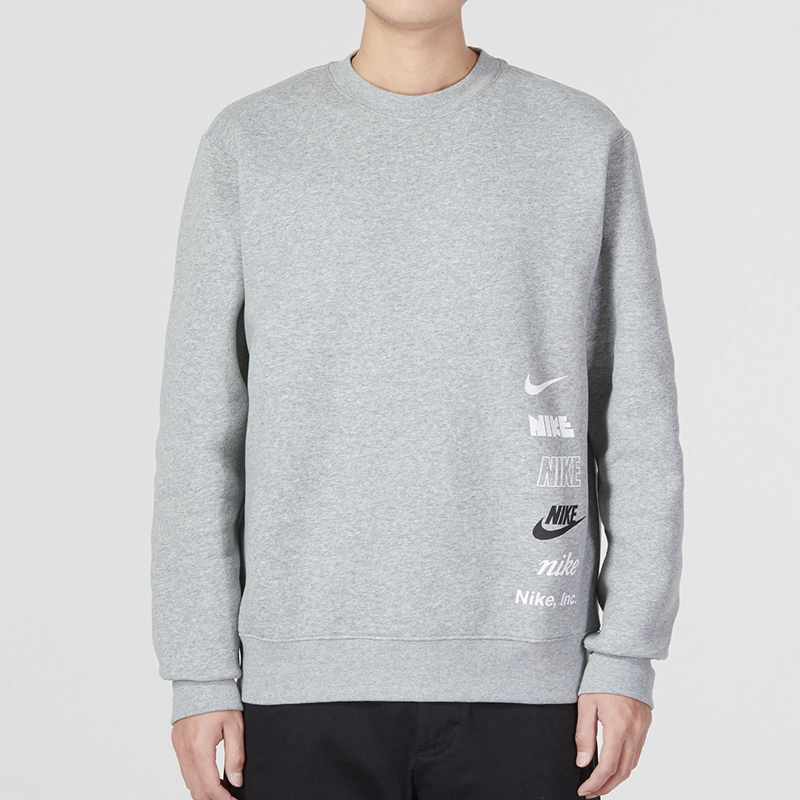 Nike As M Nk Club + Bb Crew Mlogo Logo