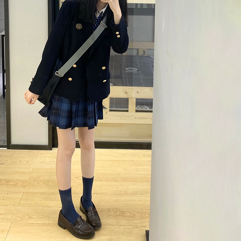 东鲸岁时记 带徽章双排扣西装 女款