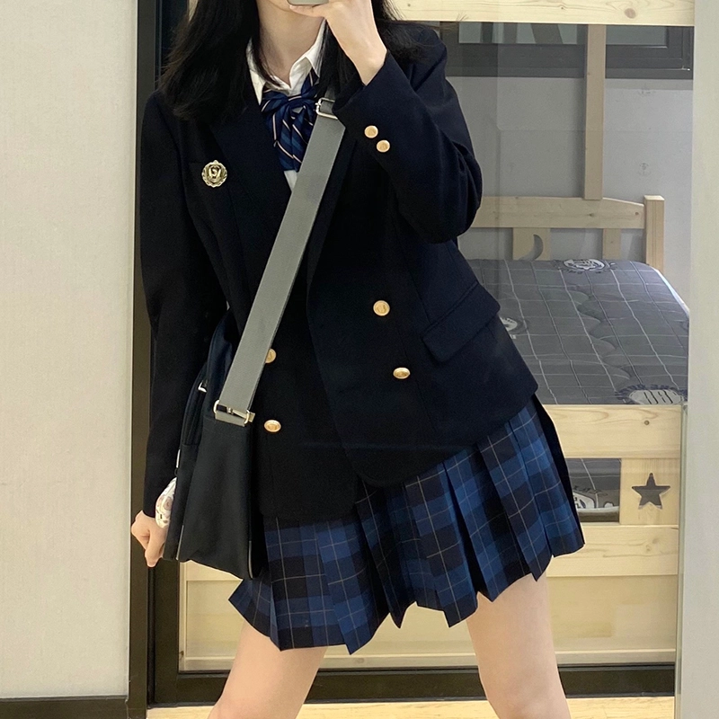 东鲸岁时记 带徽章双排扣西装 女款