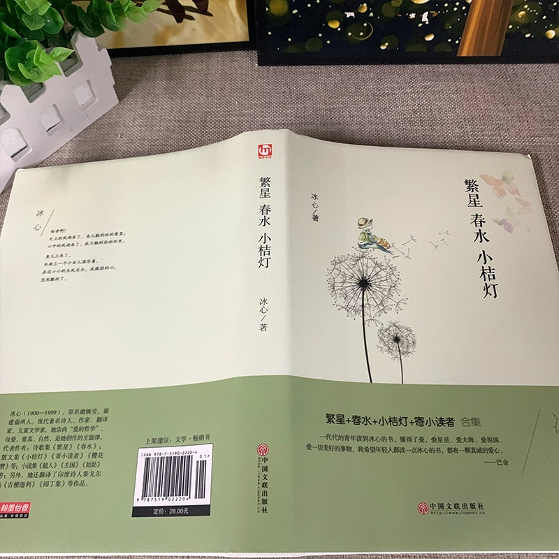 《繁星春水小桔灯》 冰心著 名家经典文学散文集 文学著作