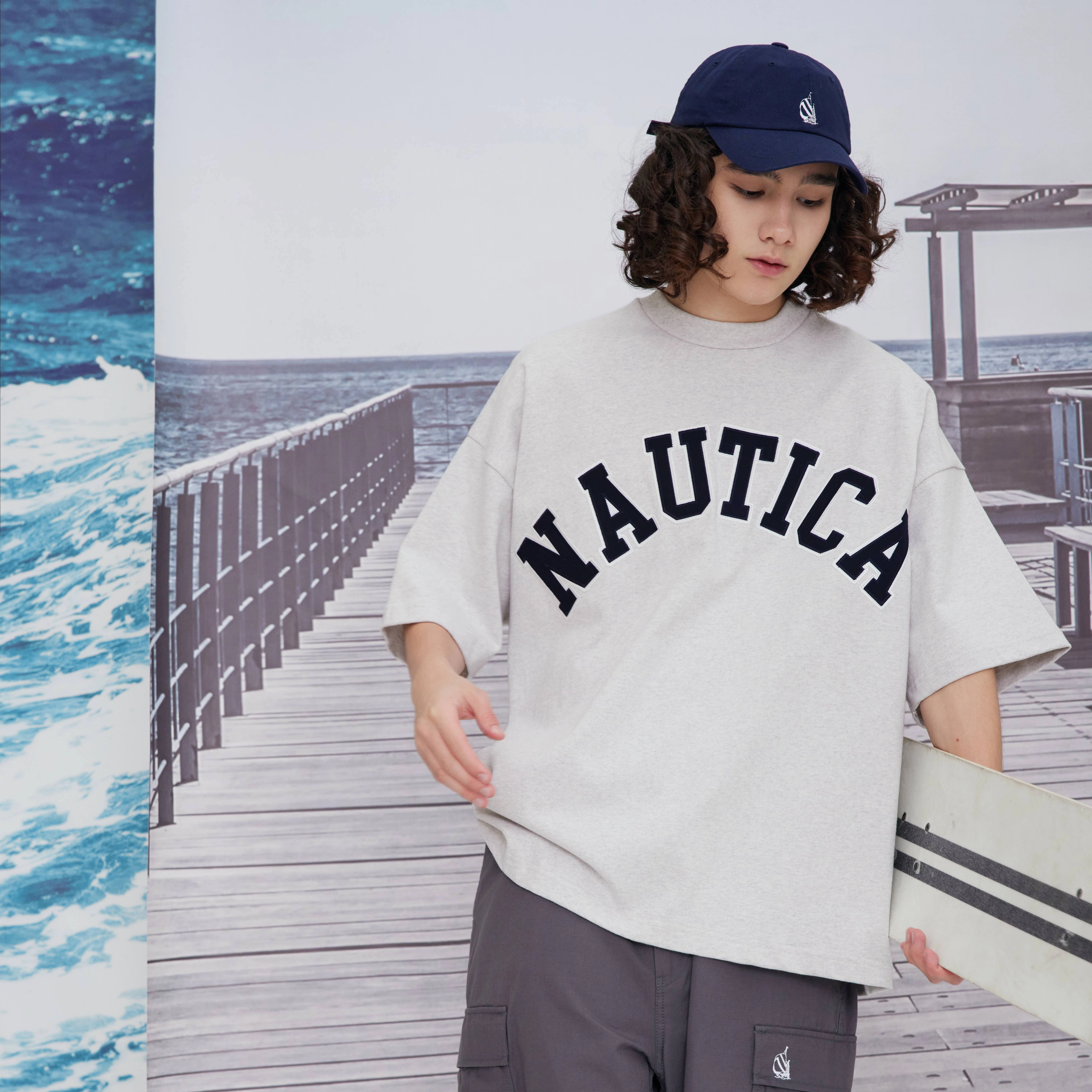 Nautica nautica white sail SS22 LogoT
