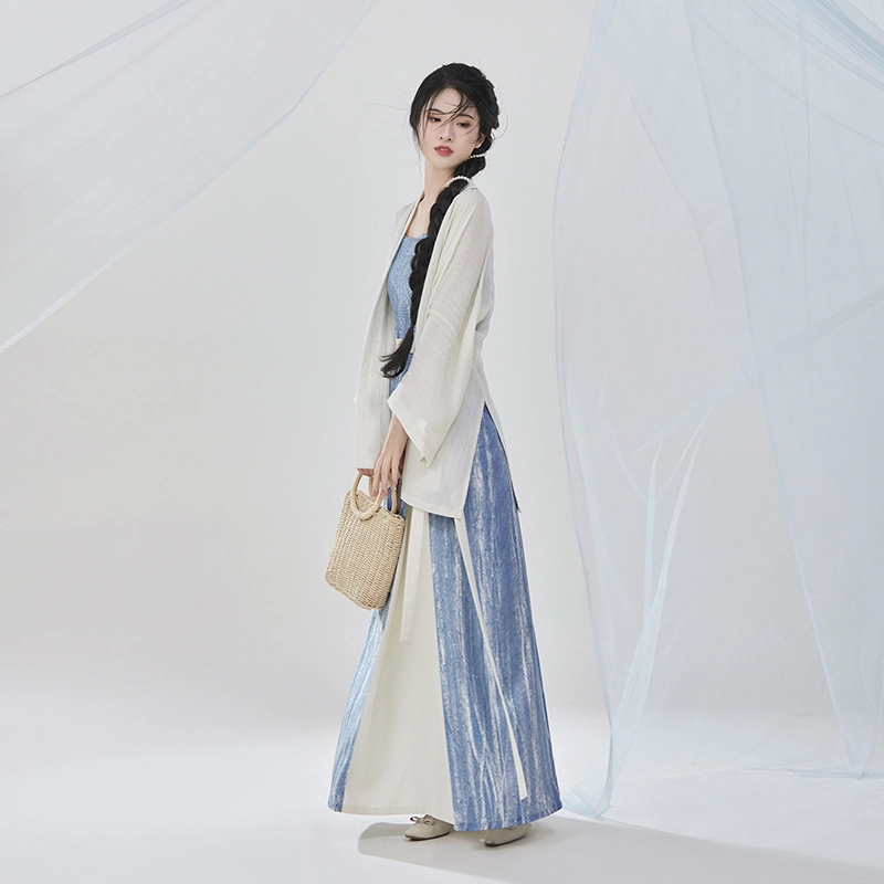 织造司 海风写生 宋制对襟防晒短衫改良肌理感汉服 女款