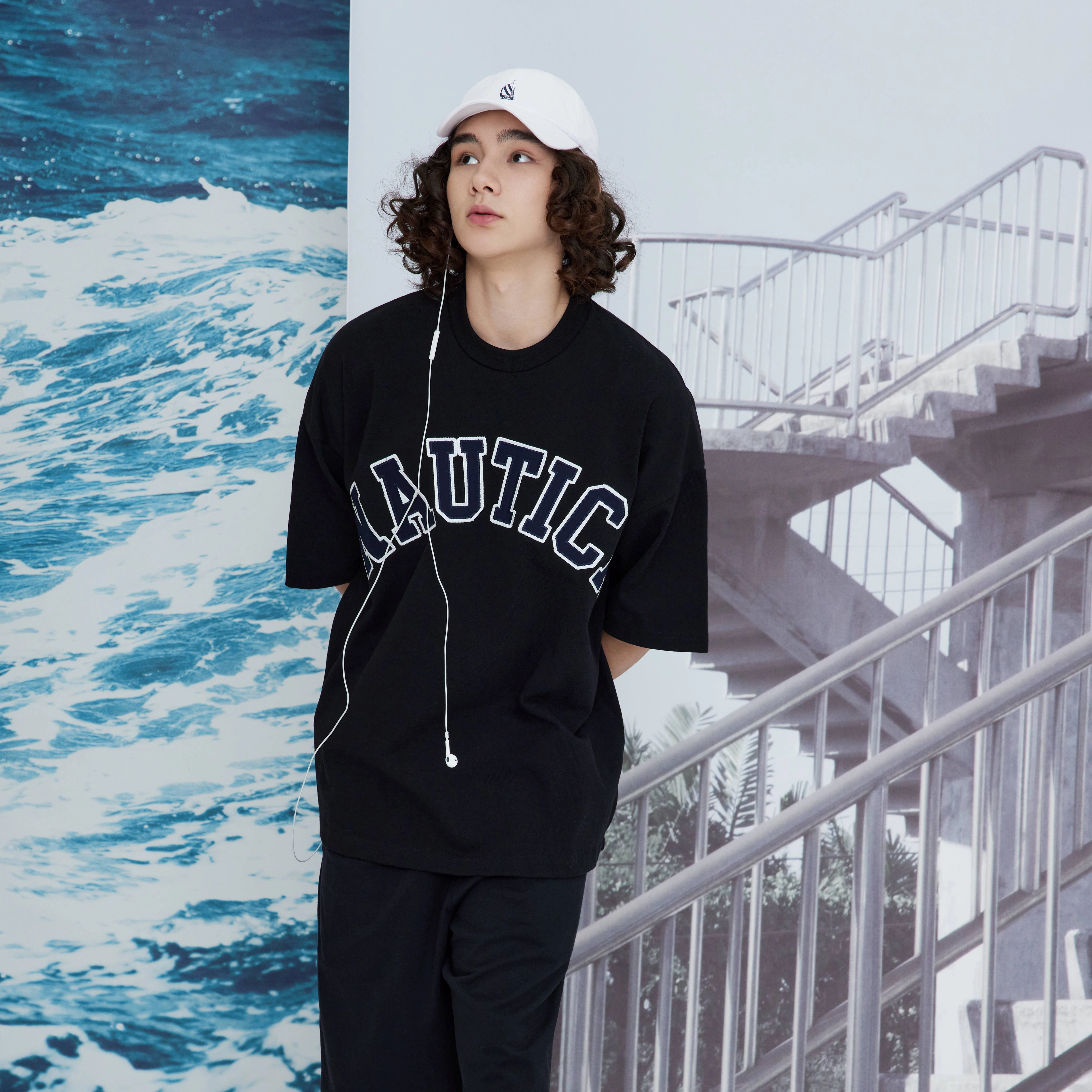 Nautica nautica white sail SS22 LogoT