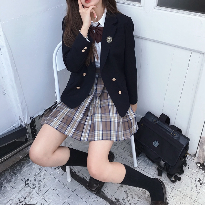 东鲸岁时记 带徽章双排扣西装 女款