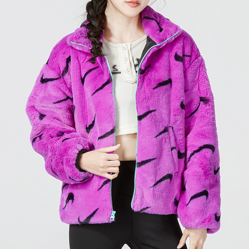 Nike W Nswfx Fur Aop Jkt Logo
