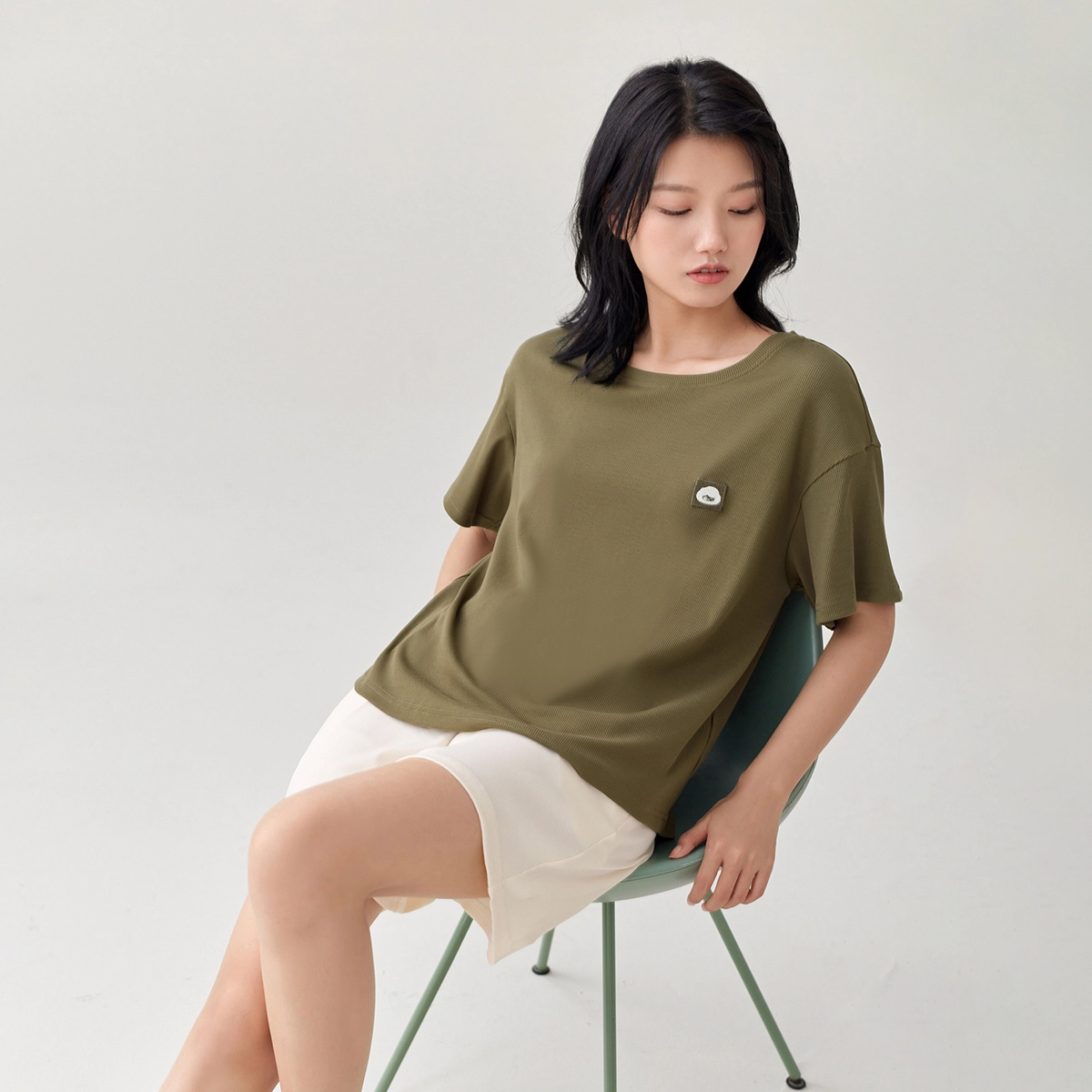 安之伴 夏季抑菌睡衣舒适透气可外穿宽松版家居服套装 女款
