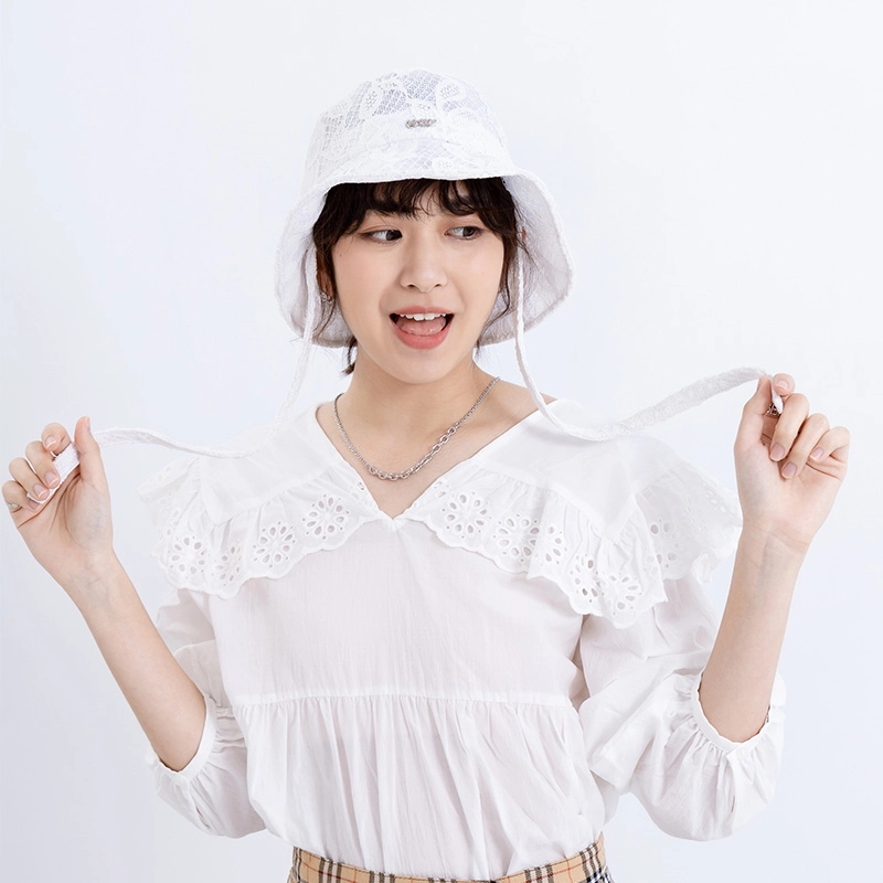 Xotic Floral Lace Bucket Hat