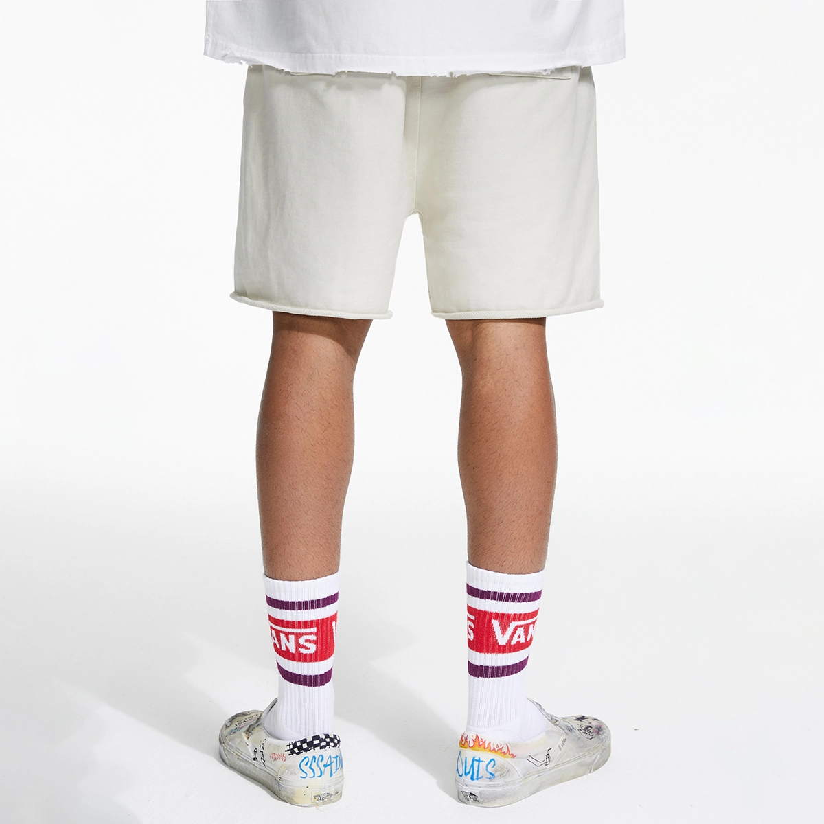 SSSAINT LOUIS Crimson Bones Loveshorts