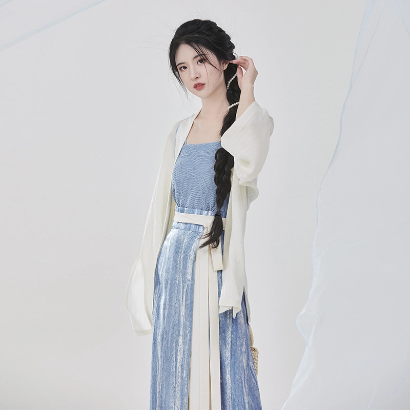 织造司 海风写生 宋制对襟防晒短衫改良肌理感汉服 女款