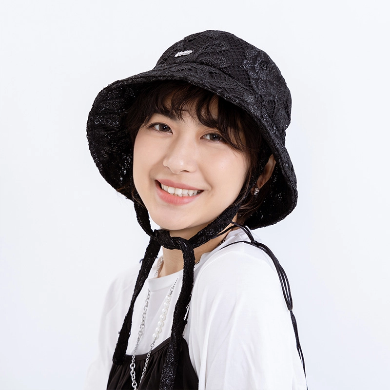 Xotic Floral Lace Bucket Hat