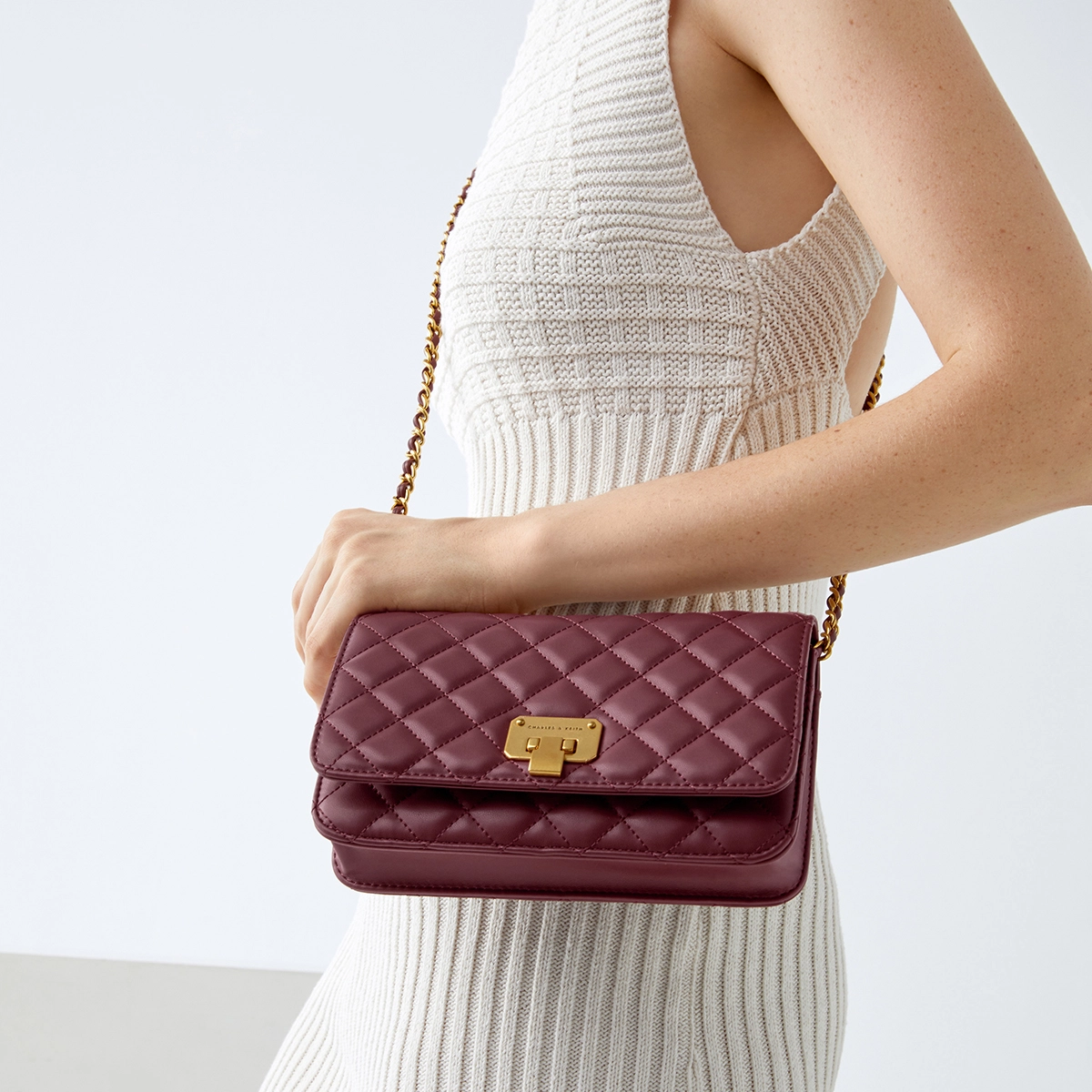 CHARLESKEITH BlackBurgundyLight BlueNude