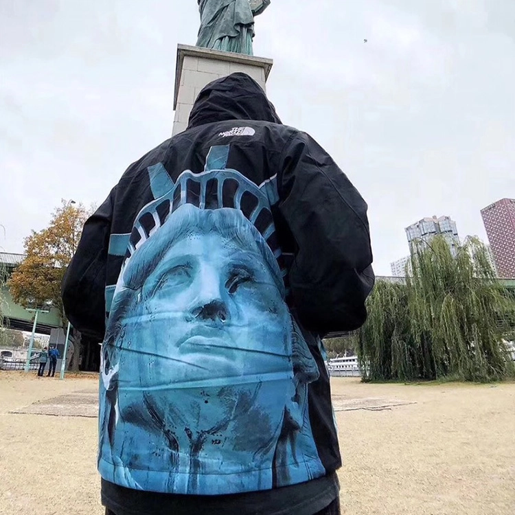 Supreme Week 10 x The North Face Statue of Liberty Mountain Jacket Black