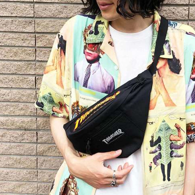 Thrasher Flame Waist Bag Logo