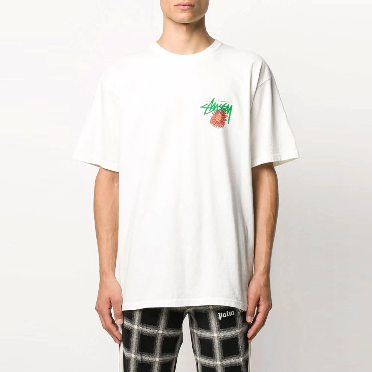 Stussy Smokin Skull Tee logoT