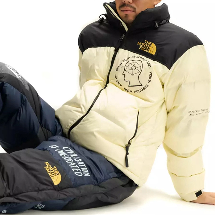 THE NORTH FACE x Brain Dead Printed Nuptse Jaclet