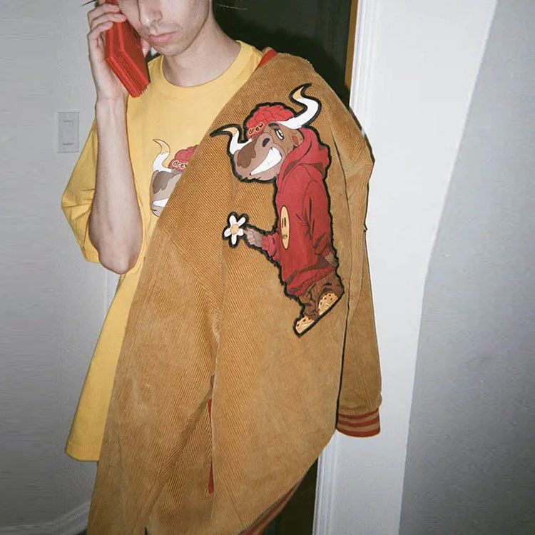 Drew House ox corduroy varsity jacket ox dijon