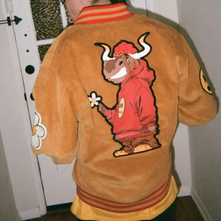 Drew House ox corduroy varsity jacket ox dijon