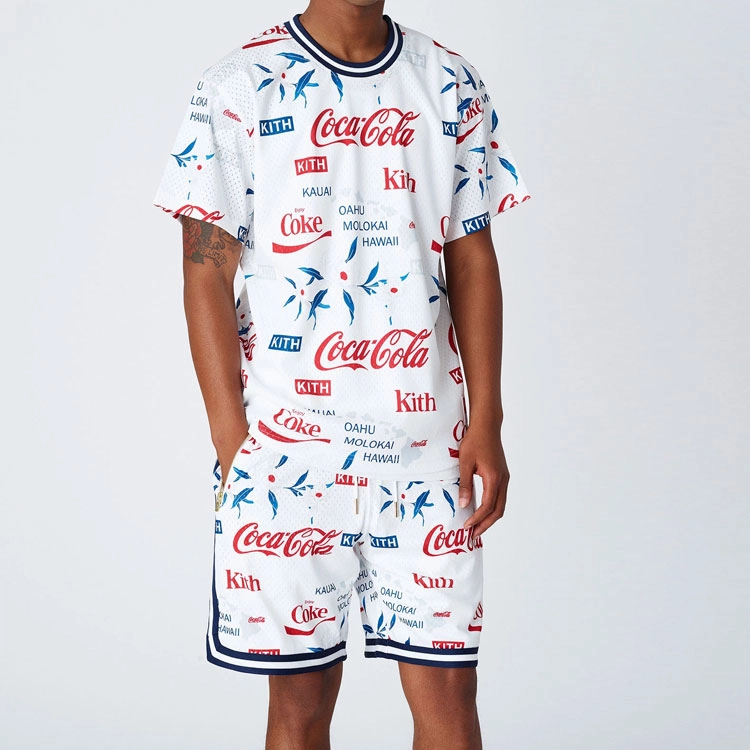 KITH x Coca-Cola x Mitchell Ness BP Hawaii Jersey T