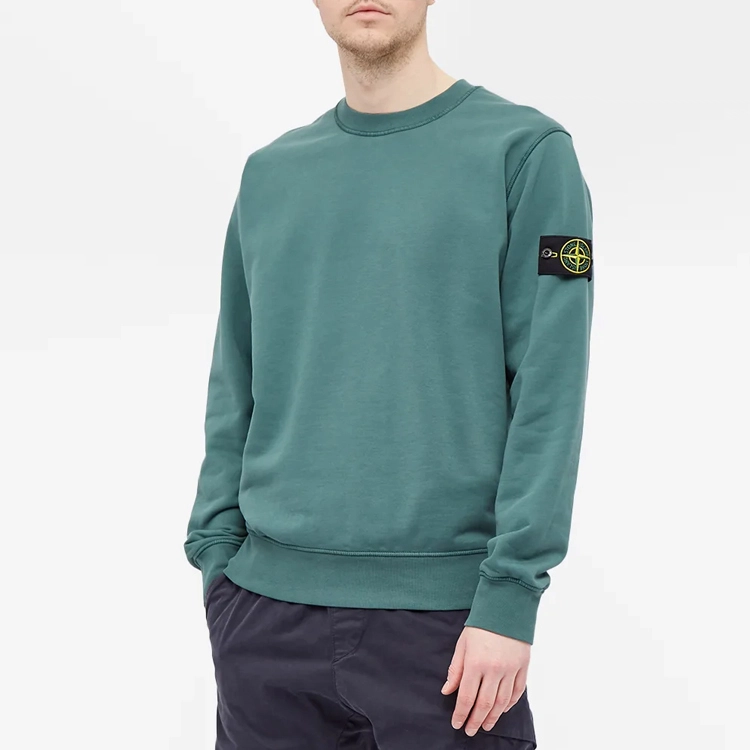 STONE ISLAND Garment Dyed Crew Sweat