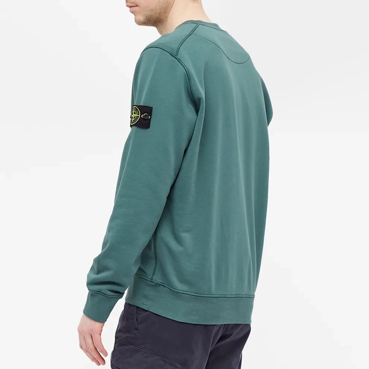 STONE ISLAND Garment Dyed Crew Sweat