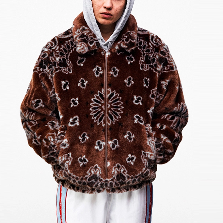 Supreme SS21 Week 1 Bandana Faux Fur Bomber Jacket