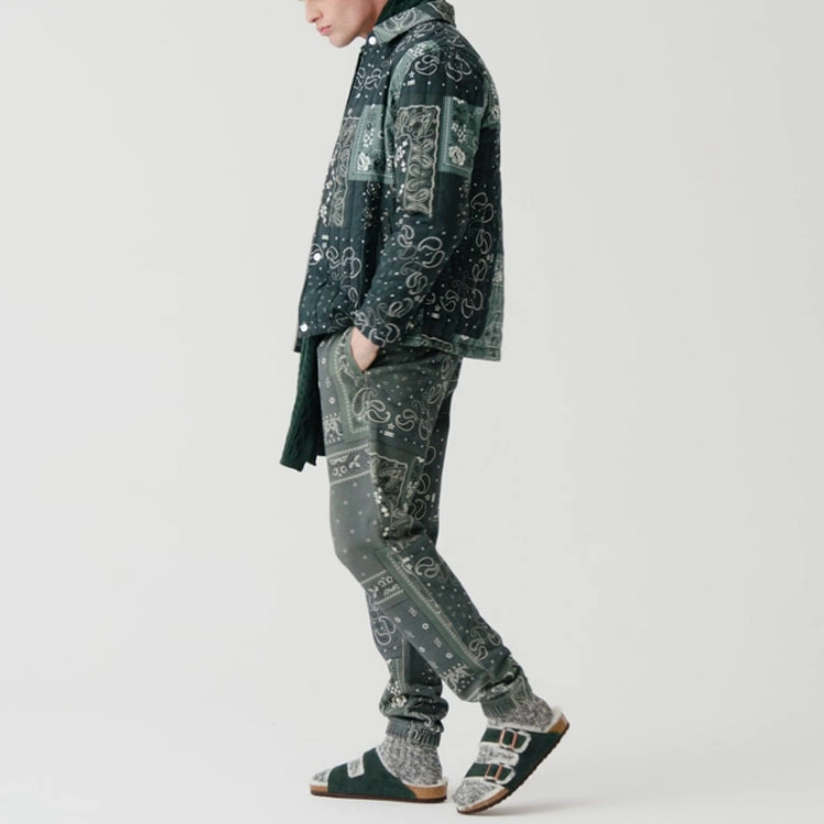 KITH Deconstructed Bandana Quarter Zip