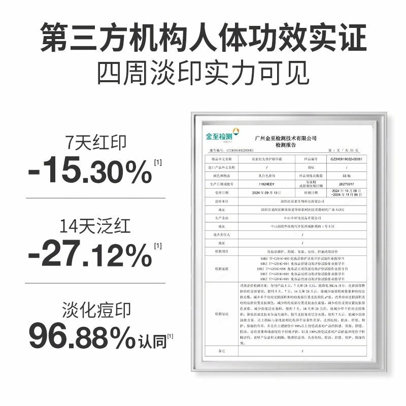 羽素  肌光修护精华霜 淡痘印淡斑 痘痘肌油痘肌
