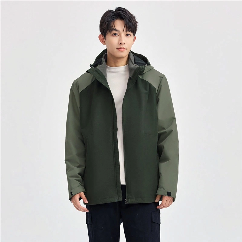 佐丹奴 三合一冲锋衣连帽登山服摇粒绒内胆夹克外套 男女同款