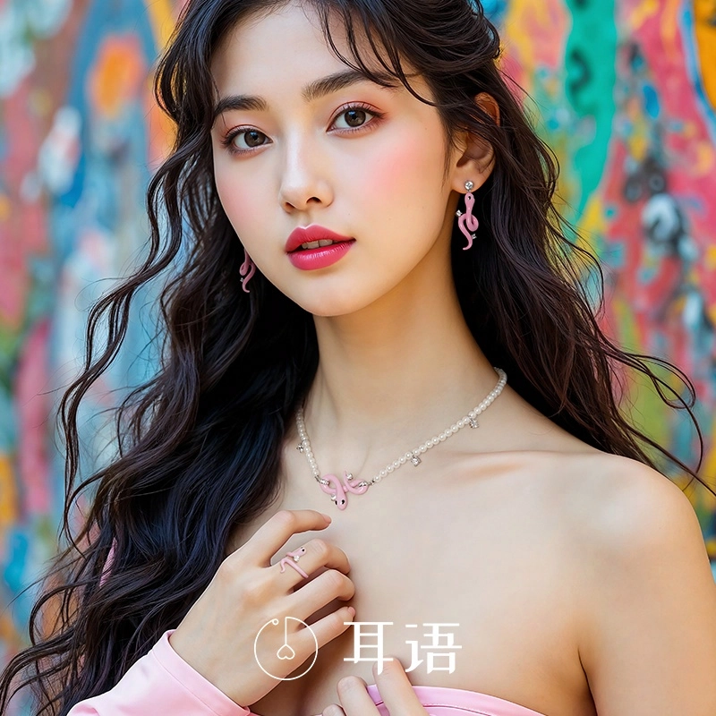 耳语 灵动别致灵蛇 可爱吸睛 合金 项链 女款
