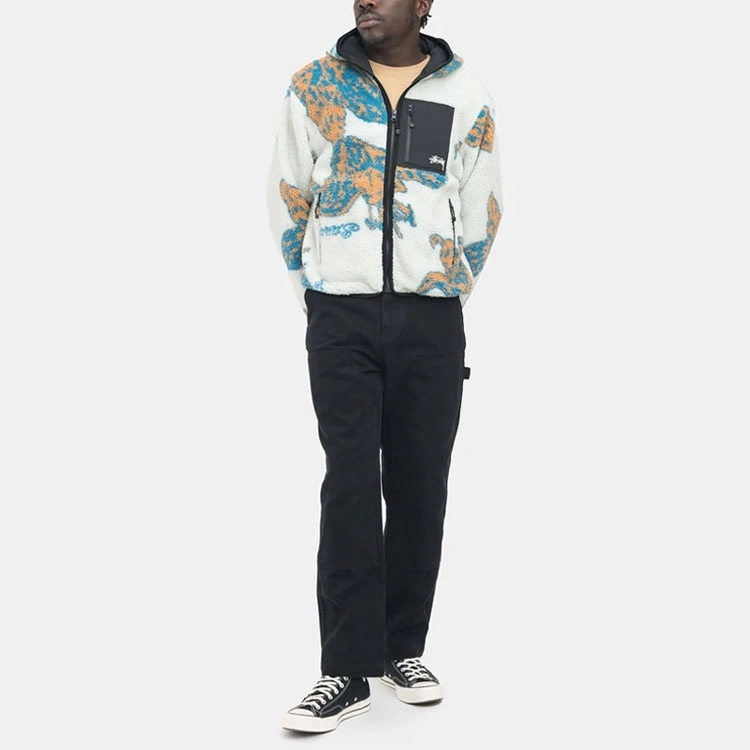 Stussy SS22 Floral Sherpa Hood Jacket