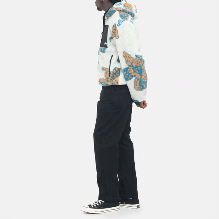 Stussy SS22 Floral Sherpa Hood Jacket