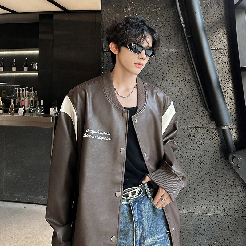 韩版潮流帅气宽松夹克外套 男女同款