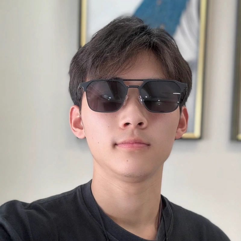 【可配度数】 佐川 时尚个性双梁飞行员眼镜 磁吸眼镜一副多用 大脸显脸小 光学镜架 男女同款情侣款