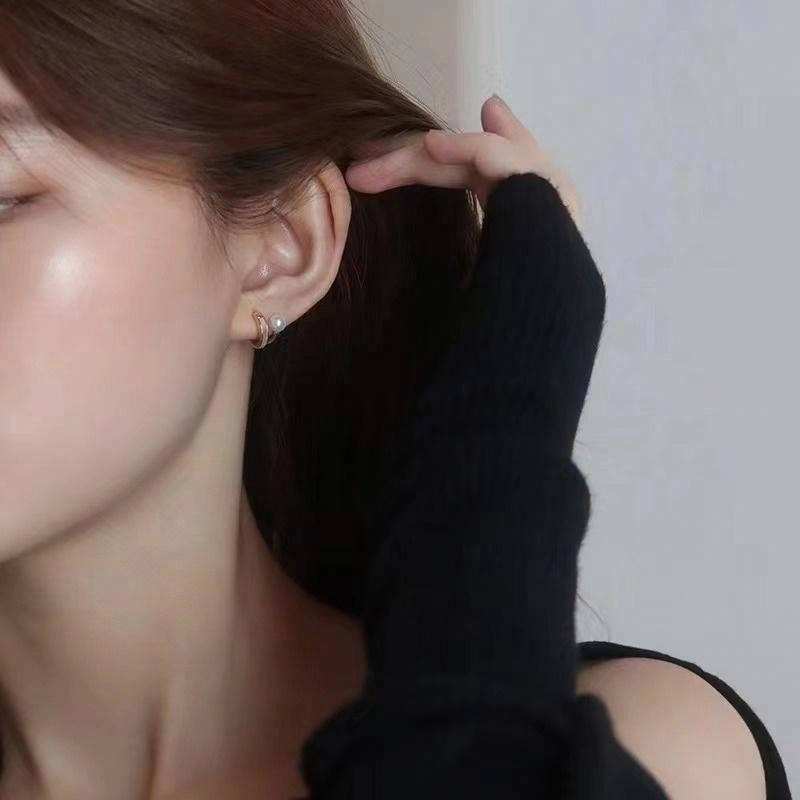 石缘聚 高级感超仙气质 合金 耳环 女款