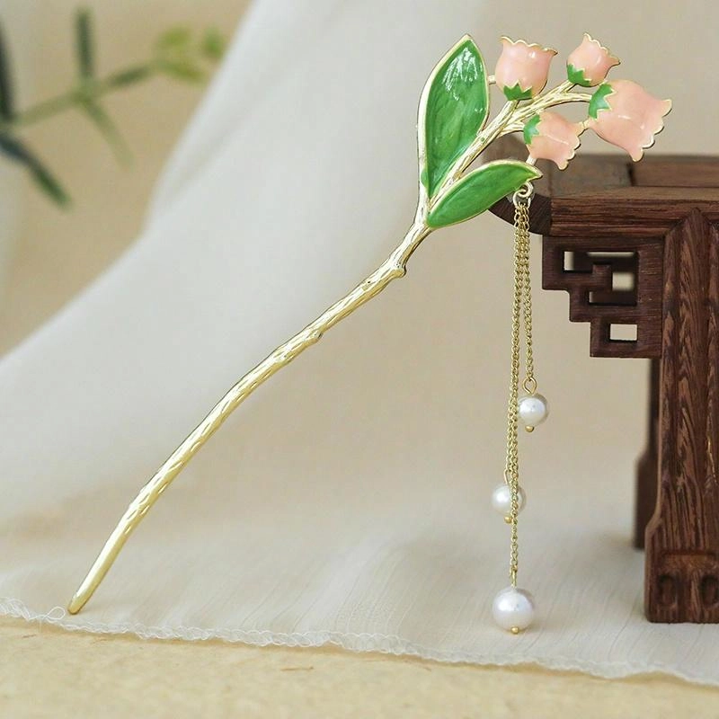 芙蓉兰 圣所 古风步摇流苏 合金 发簪 女款