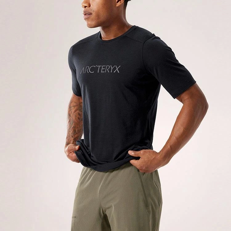 Arcteryx Ionia Merino Wool Arc'word Logo SS T