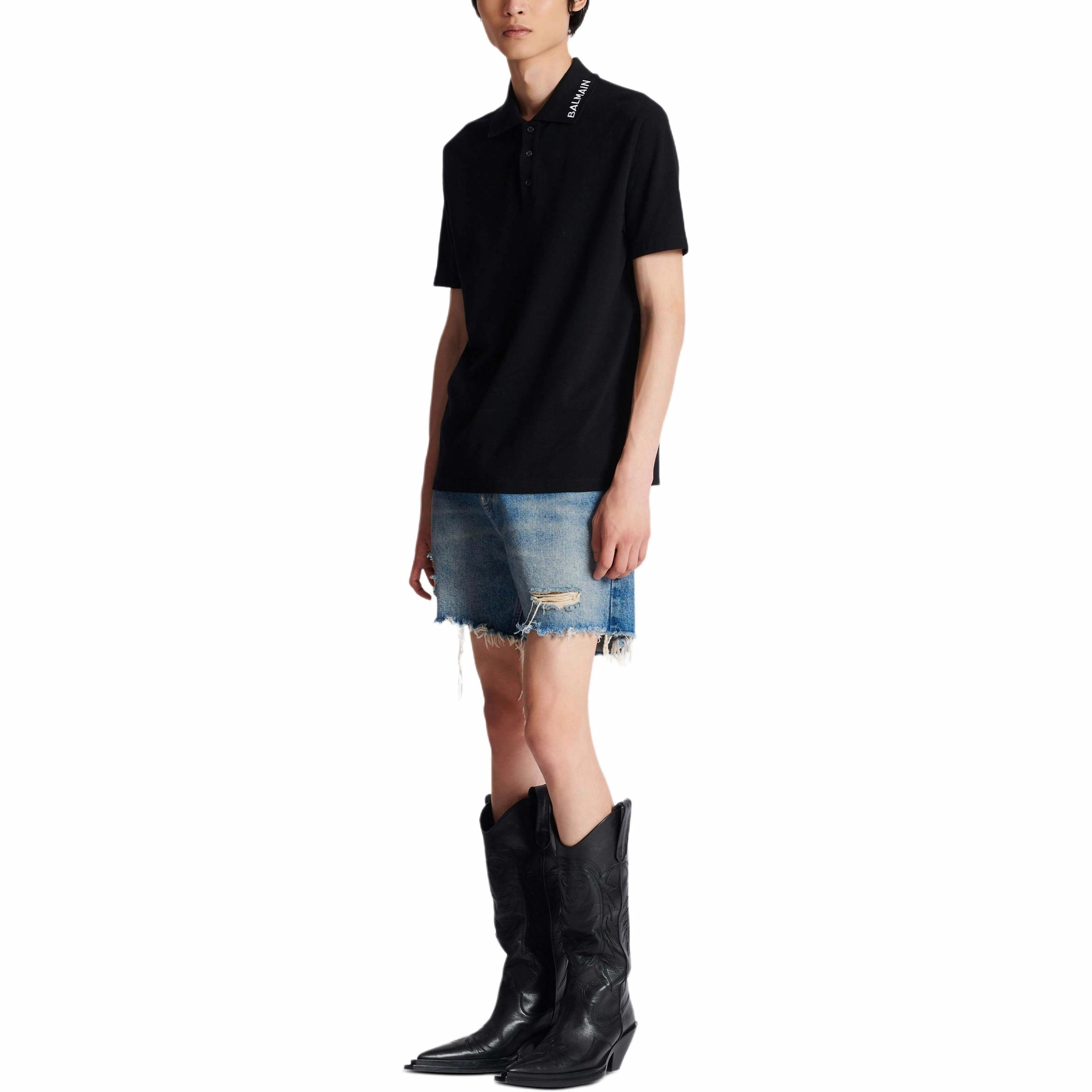 BALMAIN Balmain Embroidered Polo Shirt Polo