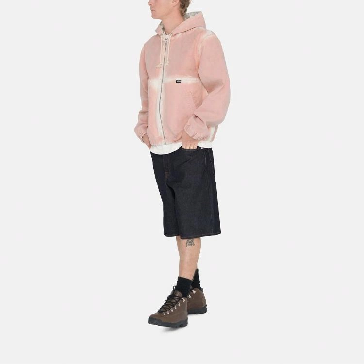 Stussy SS23 Spray Dye Hooded Work Jacket
