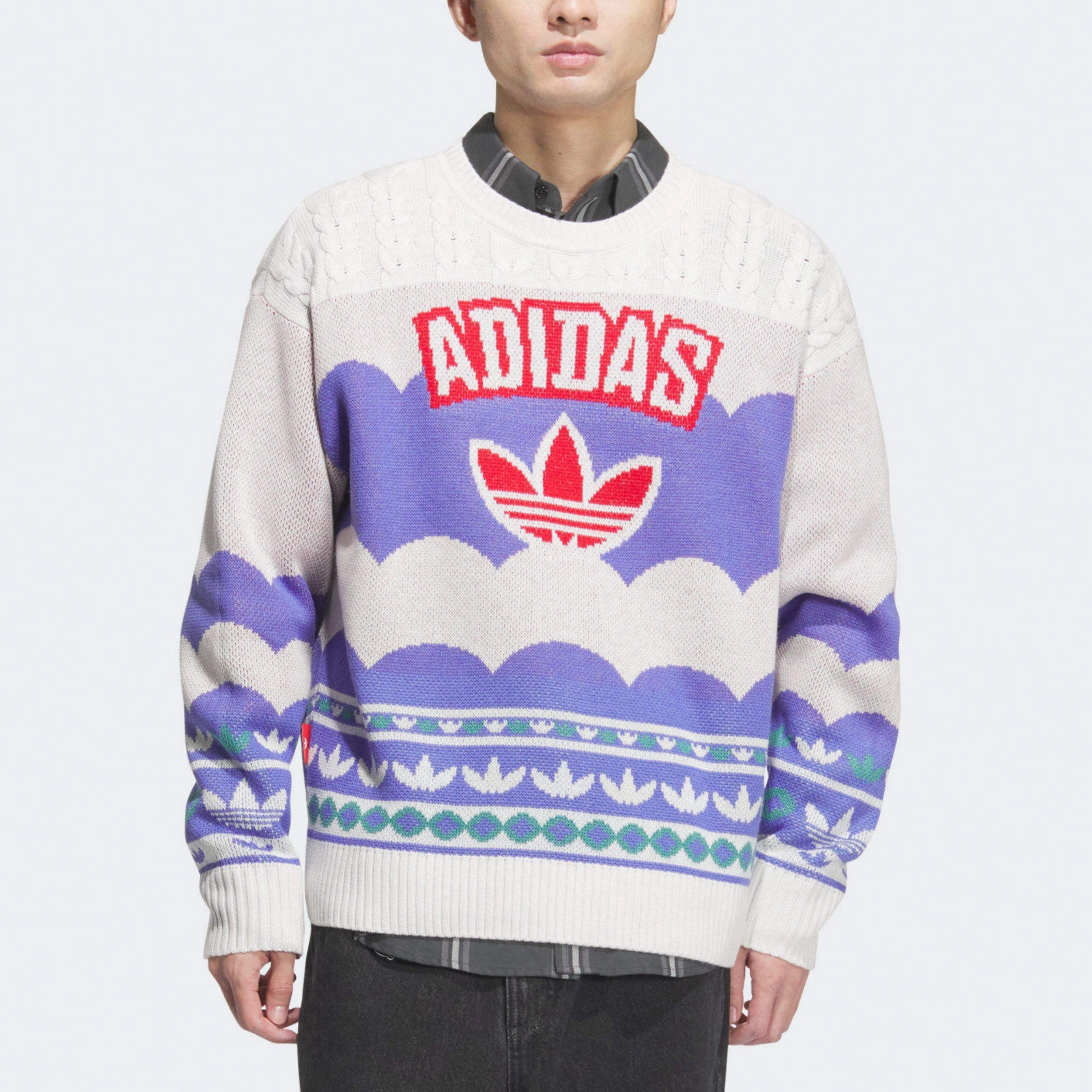 adidas originals FW24 LNY KNIT PULLOV
