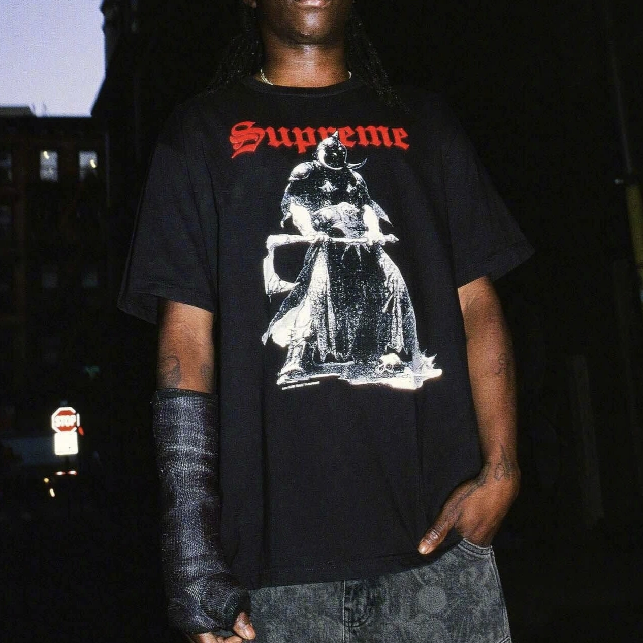 Supreme x Frank Frazetta FW24 WEEK15 Destruction Tee logoT