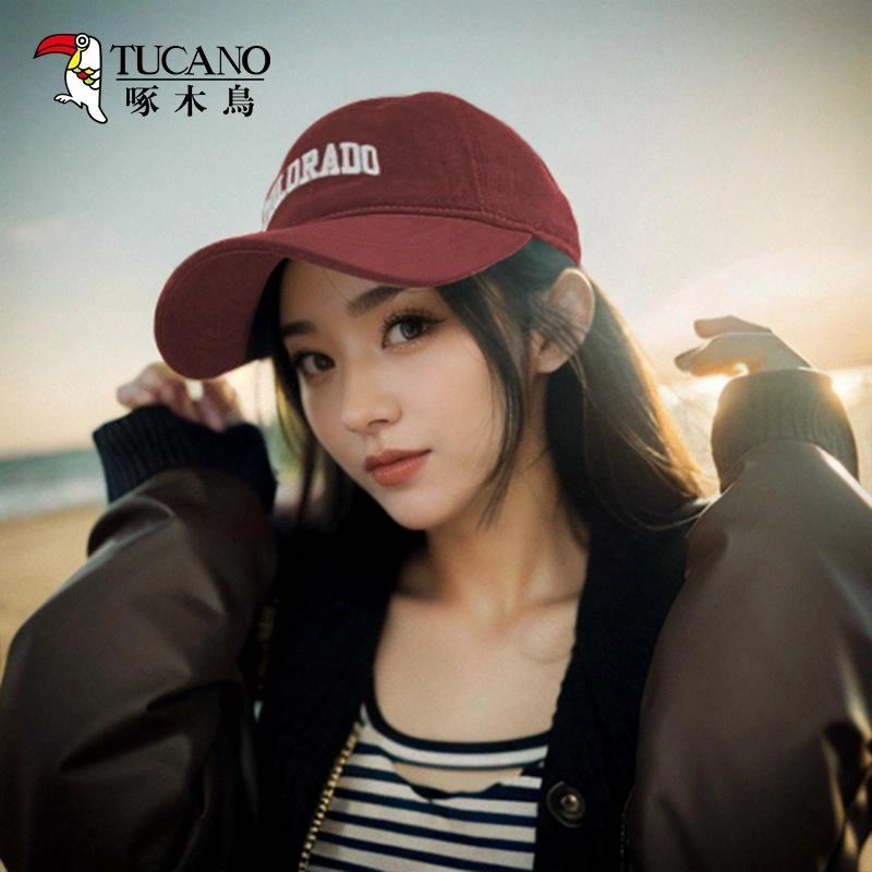 啄木鸟 街头流行 棉 鸭舌帽 男女同款情侣款