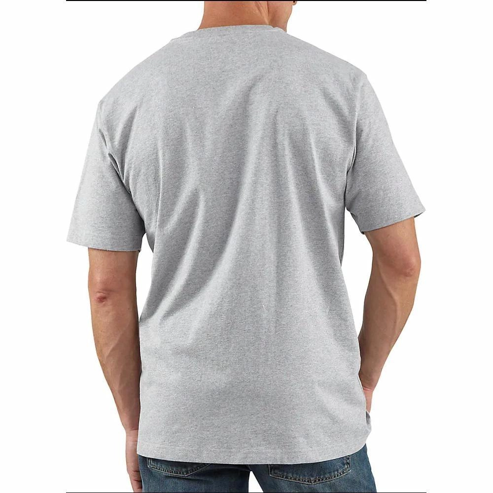 Carhartt K84 LOOSE FIT HEAVYWEIGHT SHORT-SLEEVE POCKET HENLEY T-SHIRT LogoT