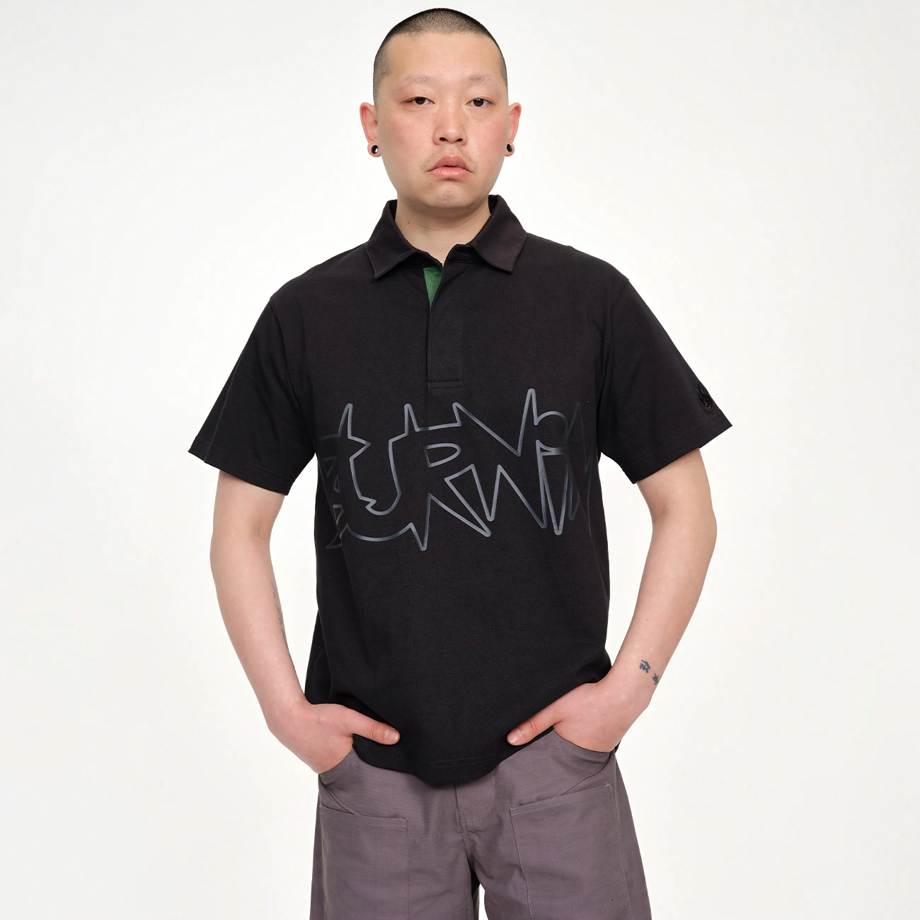 BURNIN WORDPLAY LOGOPolo